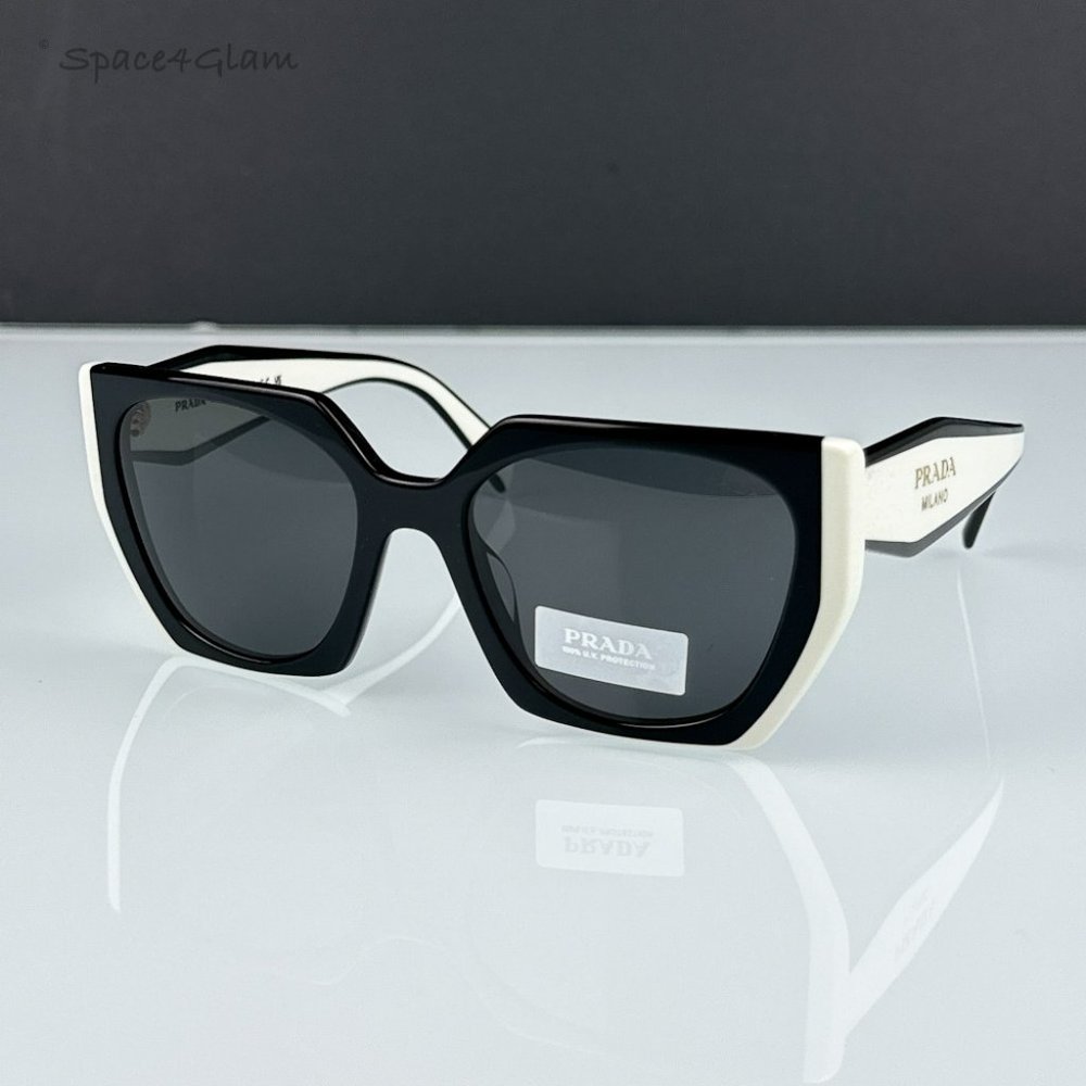 Prada Black and White Sunglasses